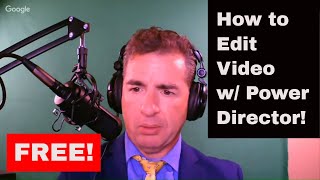 Video Editor App: How to Edit Video w/ Power Director (Beginners)