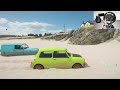 Mr Bean's Mini Cooper S & Reliant Supervan  Forza horizon 4  LogitechG29 gameplay MrBean & Bluecar