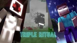 TRIPLE RITUAL - Triple Trouble Remix but Minecraft Myths Sing It