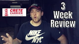 Is Crete Carrier A Good Company? | 3 Week Review | OTR Trucking | Trucker Life