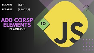 Add elements of an array based on index of #array #javascript #codingChallenges #arraymethods #react
