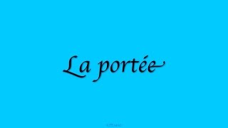 La portée