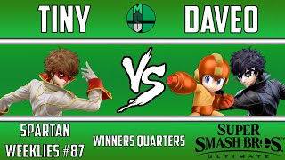 Spartan Weeklies #87, Winners Quarters: Dave0 (Joker, Megaman) vs Tiny (Joker)