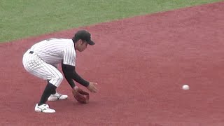 亜細亜大学 シートノック（明治神宮大会・決勝戦）