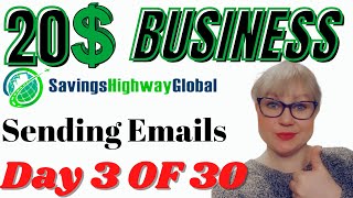 20$ Business Challenge (Day 3)| SHG Savings Benefits | Sending Emails