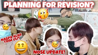 RHINOPLASTY UPDATE :PAPAULIT KO YUNG SAKIN? (NAGPA ALAR TRIM ULIT SI DIANE) | Ranz Harley