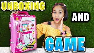 Kitchen set Unboxing and Game || Pretend Play || Kitchen Game in Hindi