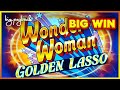 BIG WIN SESSION! Wonder Woman Golden Lasso Slot - $10/SPIN BONUSES!