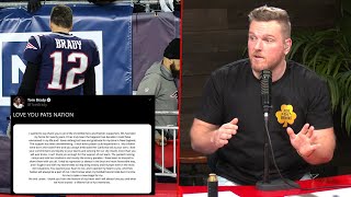 Pat McAfee Reacts To Tom Brady Leaving The Patriots