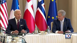 Biden meets with Finland's president