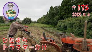 ひたすら、「トラクターかけ」をする　第175話　【オーガニック栽培】