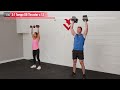 20 min weight training for weight loss and strength home full body dumbbell workout for women men