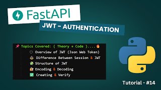 JWT ( Json Web Token ) - Authentication In FastAPI | Security |Tamil