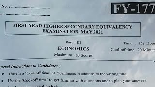 plus one thulyatha public examination 2021 economics questions and answers part 6 Rasi Rishu world