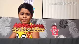 Aaryan Sachidanand Prabhu - Ramayana puppet show - HSS - Phoenix - Arizona