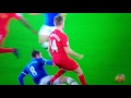 barkley horror tackle on henderson.