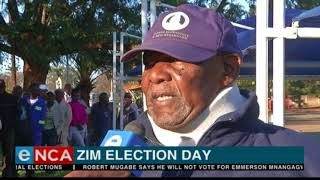 #ZimElections2018 - ZAPU leader Dumiso Dabengwa votes