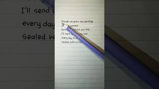 Learn English Through Song : Sealed With A Kiss (pt. 1) with Emily Linge #shorts