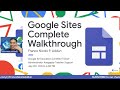 2022 google sites complete walkthrough