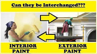 Difference between Interior Paint and Exterior Paint