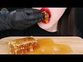 asmr raw honeycomb compilation 벌집꿀 먹방 모음 mukbang eating sounds 咀嚼音 ハニカム zoey asmr