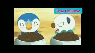 Piplup and Oshwatt fighting. Funny moments