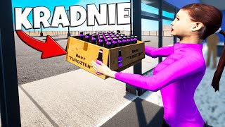 ❄️ PRACOWNICY OKRADAJĄ SKLEP!? *Lepszy supermarket simulator*