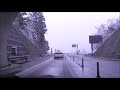 【車載動画】 e54 松江自動車道 雪の降る松江道 三次東jct～宍道jct