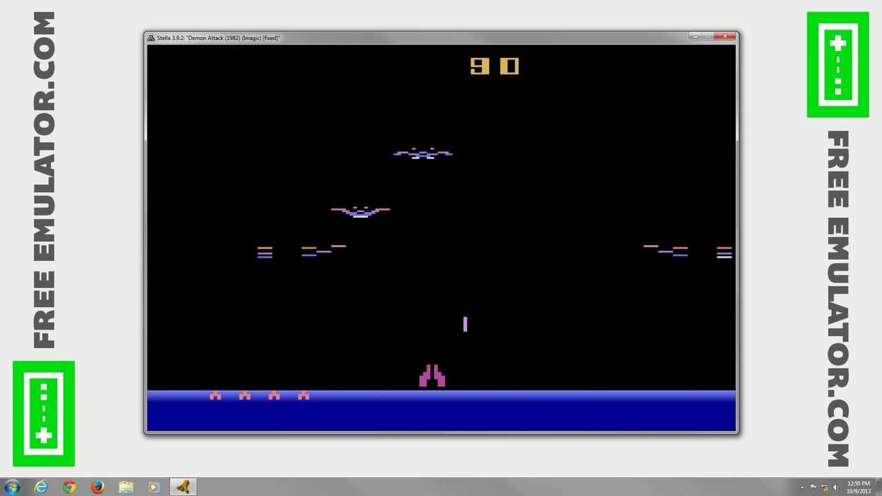 Stella Emulator 3.9.2 | Demon Attack [1080p HD] | Atari 2600 - YouTube