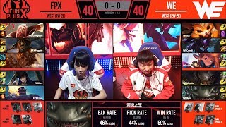 【LPL春季賽】第2週 FPX vs WE #1