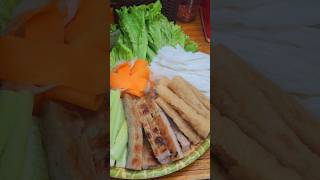 Nem nướng Nha Trang🥢Ẩm thực Việt🌾Vietnamese cuisine🌾 #vietnamesefood #food #streetfood