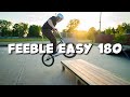 How To Feeble Easy 180 BMX