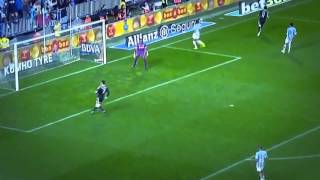 Malaga(Roque) 1-2 (Benzema.Bale) Real Madrid ALL GOAL HD(29/11/2014)