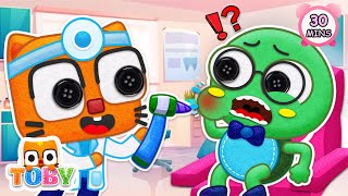 Toby Goes To The Dentist 🦷😁  Dentist Song Songs for kids - Toby and Friends   Super Simple Song