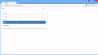 DevExtreme: Getting Started with the HTML5 DropDown