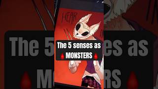 if the 5 senses were monsters 🩸💉🖤 #characterdesign #art #shorts