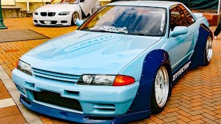 (4K)R32スカイラインGTRカスタム ブリスターフェンダー - LOWFEST 2018