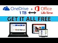 Get 1-TB of Free OneDrive Storage and MS Office 365 + Complete Syncing Guide