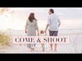 Behind The Scenes - Natural Light Beach Family Photoshoot