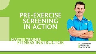 Pre-Exercise Screening in Action