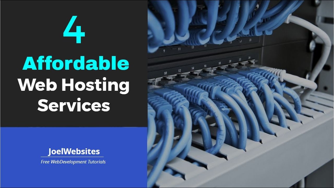 4 Very Affordable Website Hosting Services - YouTube