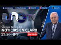 Noticias en Claro | En Vivo | Viernes 12 de julio