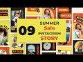 Summer Fashion Instagram Story Motion Graphic Animation | After Effects Templates | Copyright Free