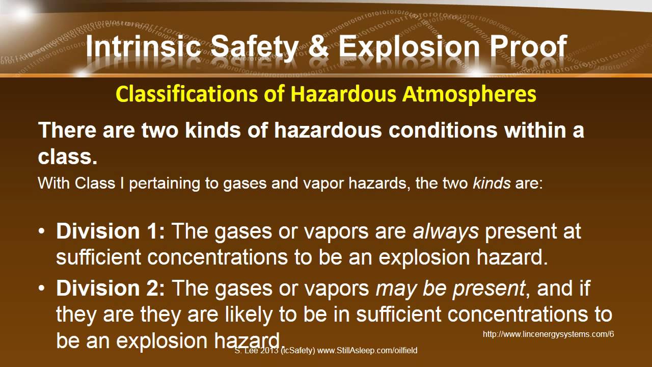 Intrinsic Safety & Explosion Proof - Safety Presentation By SAS ...