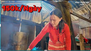 Cay Đắng! Em Cáy 2 Con Vất Vả Cả Ngày Chỉ Nhận Công Rẻ Mạt.Nguyễn Tất Thắng | Mí Tủa Vlog