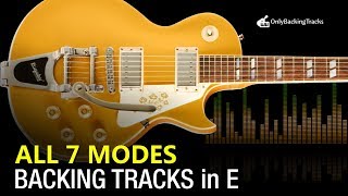 All 7 Modes Jam Track in (E) ☮