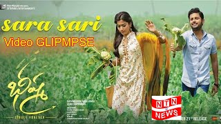 Sara Sari Video Glimpse | Bheeshma Movie | Nithiin | Rashmika | Venky Kudumula | NTN Media