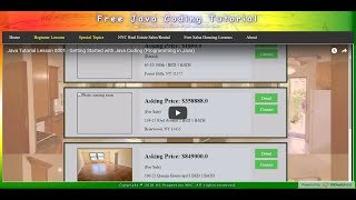 Java Tutorial Lesson 0003 - Java Coding using Object Datatype methods