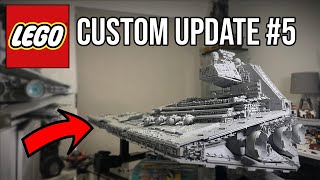 WHAT THE LARGEST LEGO STAR WARS CUSTOM SHIP LOOKS LIKE - Custom Star Destroyer MOC Update!