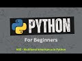 85. Multilevel Inheritance in Python Explained Simply | Python for Beginners